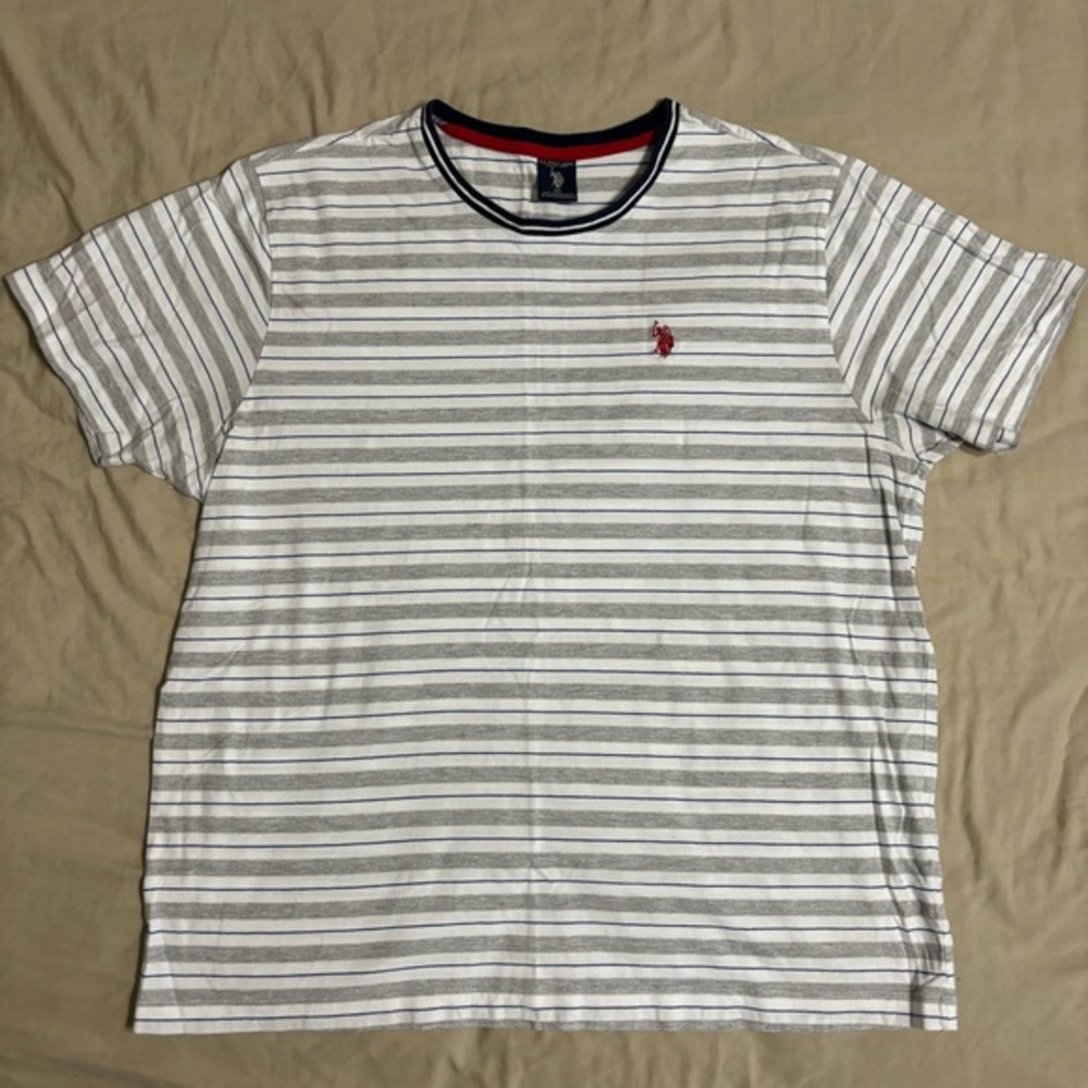 U.S. Polo Assn.‎ YARN DYE STRIPE JERSEY CREW NECK T-SHIRT Size XL